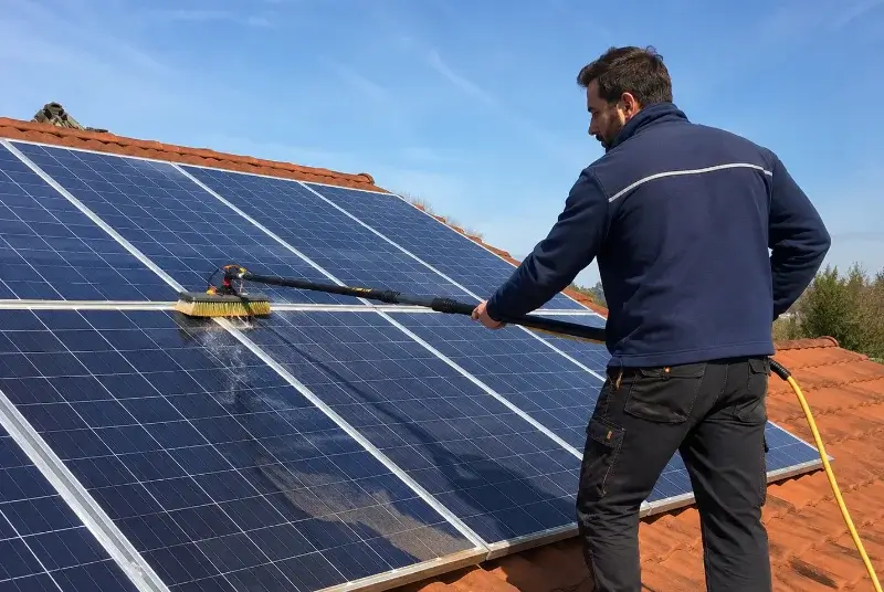 Nettoyage et entretien de panneaux solaires à Saint-Clément