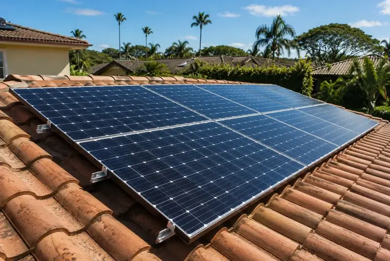 Installation de panneaux solaires à Saint-Clément